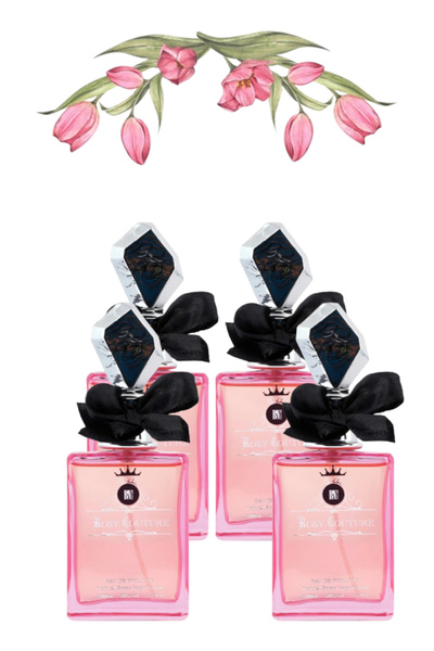 BN PARFUMS 4 Pieces Rosy Couture Perfume 100ML