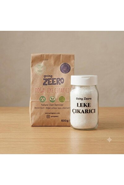 Going Zeero Oksijen Bazlı Leke Çıkarıcı + Cam Saklama Kavanozu Seti