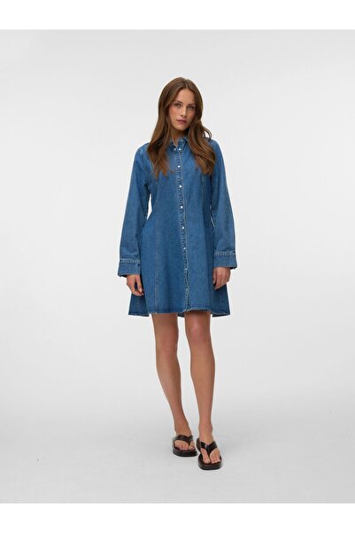 Vero Moda Jeanskleid VMJESSIE Kurzes Kleid
