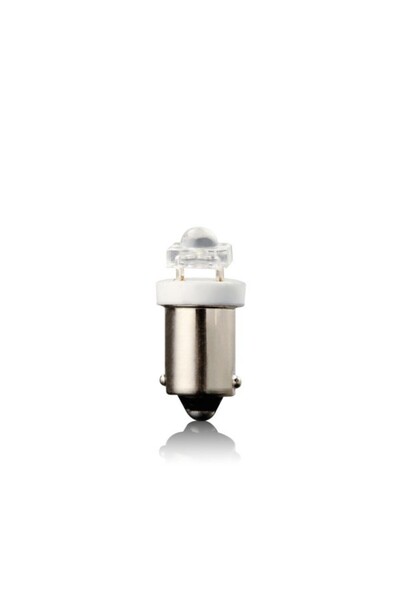 Vecta Set 2 becuri auto cu leduri SMD 12V 4W Ba9s T8.5 alb , cu 1 led, bord s...