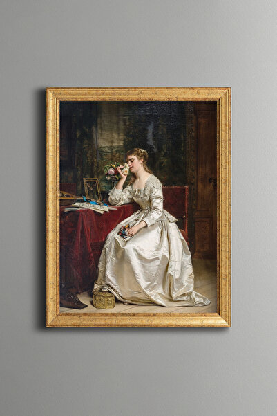 epiqart Roses - Vintage Patterned Painting - Fine Model