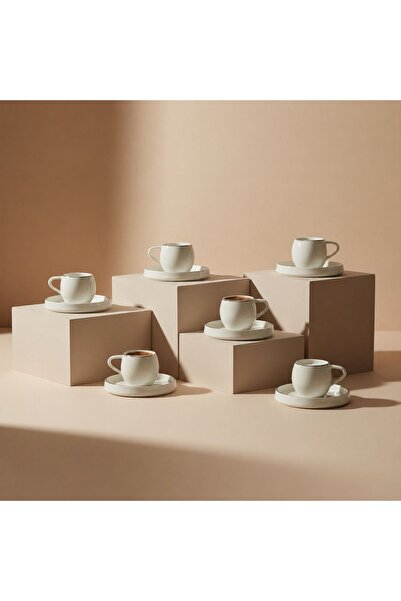 laverahome Turkish Coffee Cup Set with Silver Writing |