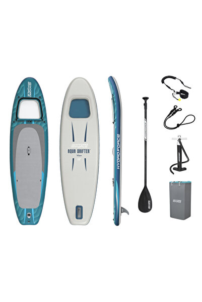 BESTWAY φουσκωτή σανίδα SUP Aqua Drifter View 6532H με διάφανο παράθυρο, 335x...