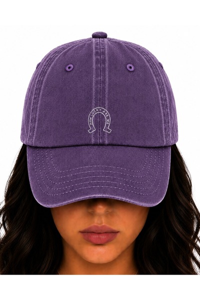 WeavedCo How Lucky Are We (How Lucky We Are) Written Embroidered Vintage Wash...