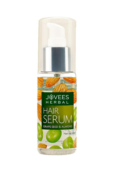 Jovees Hair Serum Grape Seed And Almond 60ml, Multi