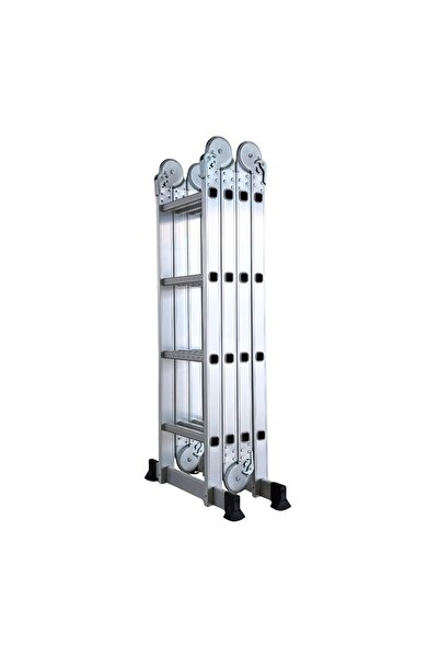 MESTERINO Scara multifunctionala din aluminiu cu balama 4X4 trepte TOOLS MTJL...