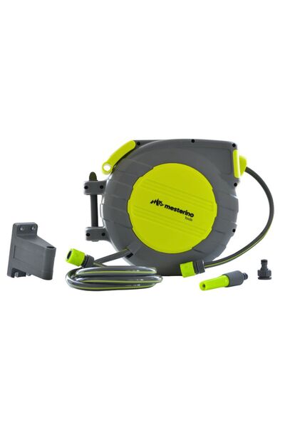 MESTERINO Furtun cu tambur retractabil automat 20m+2m TOOLS NW-J20, 1/2 inch,...