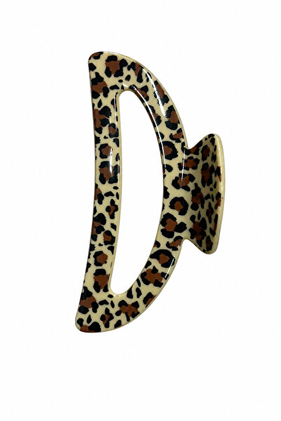 Jack Ferrero Velika kopča za kosu sa leopard printom za žene, stilski i prakt...