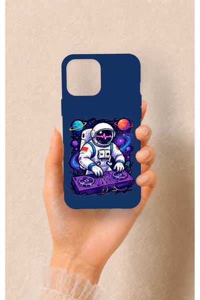 Vip Case iPhone 12 Pro Max Compatible Astronaut Dj Patterned Silicone Case