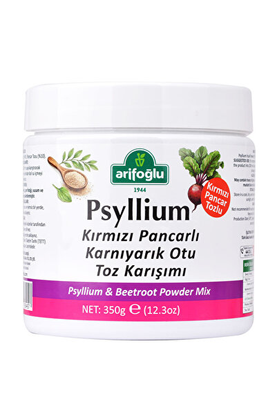 Arifoğlu Psyllium Kırmızı Pancarlı Karnıyarık Otu Toz Karışımı 350g