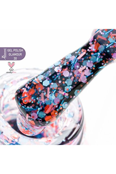 ALEZORI Ημιμόνιμο Βερνίκι Gel Glamour 30 (Αρ. 020 Candy) 15ml