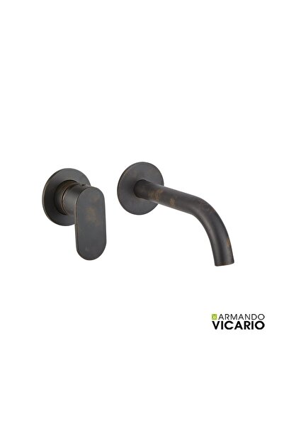 ARMANDO VICARIO SLIM Μπαταρία Νιπτήρος εντοιχισμού 2 οπών Rusty Black