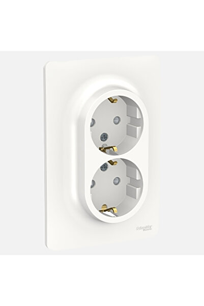 Schneider Electric Schneider Nu206718 New Unica 2-Piece Child Proof Grounded ...