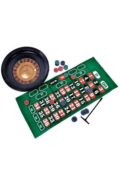 Jumbo Set Joc Ruletă și Blackjack Mare