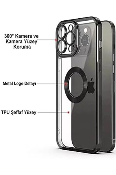 Yıldızan Tua Shop & Accessories Laser Transparent Glossy Back Surface Compati...