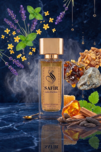 Safir Kadraj Extrait de Parfum 50 ml | Oajan Esintili Erkek Parfüm | Tarçın Bal Vanilya Tonka