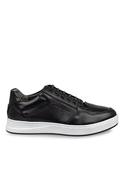 Mario Lavalle , pantofi casual bărbați model 096, piele naturală, Negrutalpaalba