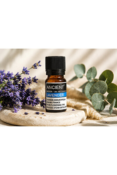 Ancient Wisdom s.r.o. Ulei Esențial de Lavandă 10 ml – 100% Pur (Lavandula An...