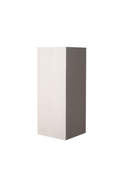 SUPERGREENS Γλάστρα Πήλινη Κάθετη ''Rocky'' Γκρι Ανοιχτό L 34x34x70 εκ