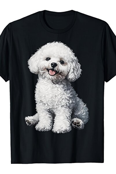 17 seramik Retro T-Shirt Vintage Dog Graphic Tee with Round Neck, Machine Was...