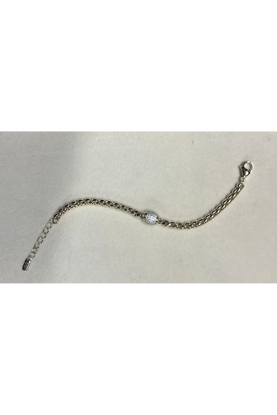 14 ayar altın renginde kuyum içciliğinde 17+3 cm bileklik