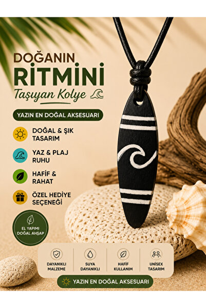 TUTU DESİGN Surf Board Men's Women's Necklace