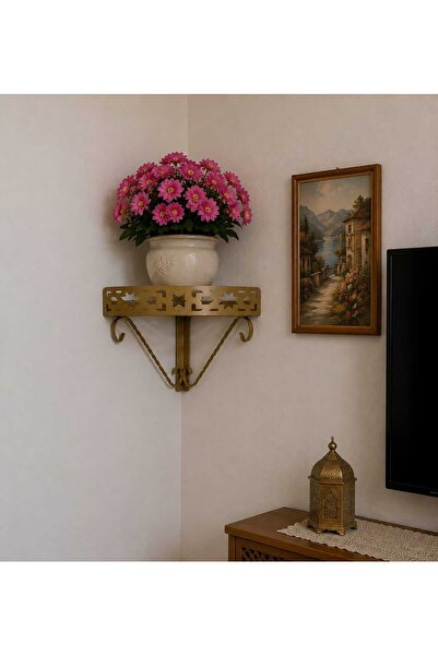 Home köşe çiçeklik saksılığı