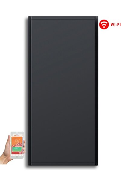 Radialight Icon WiFi 750 Watt Ανθρακί - Κάθετο Ψηφιακό Σώμα Θέρμανσης