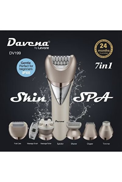Davena ماكينة حلاقة دافينا 7 في 1 للنساء مع مجموعة العناية الشخصية DV199