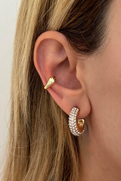 Lavian Accessories Yılan Minimal Earcuff