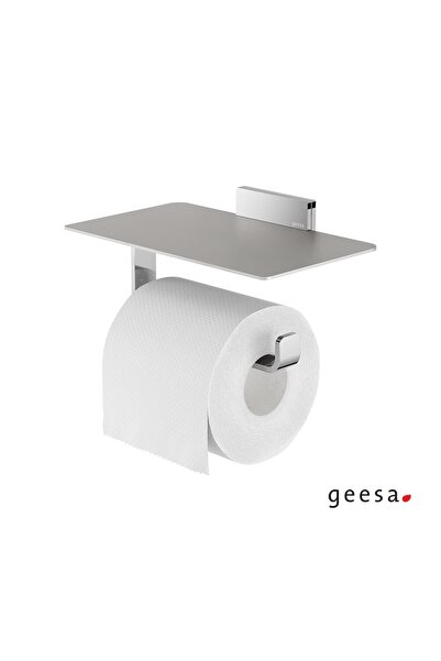 Geesa Craft Χαρτοθήκη με Εταζέρα 19x11,6 εκ Inox Chrome