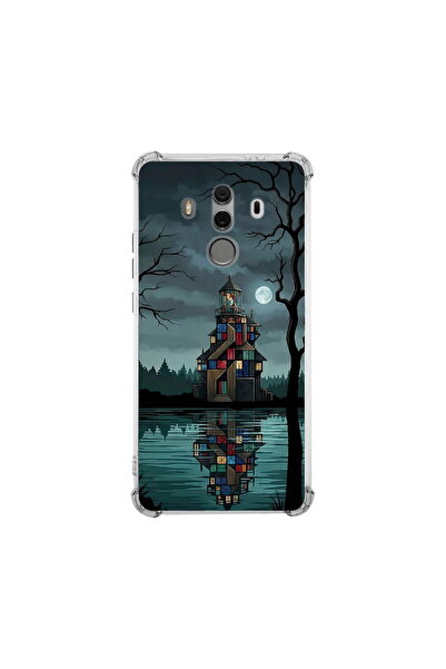 PrintiFy Huawei Mate10pro ile Uyumlu Simya Serisi Gölge Ve Cam Tasarımlı Uv B...