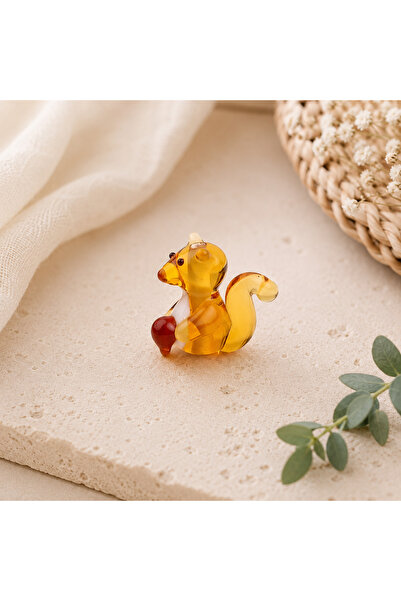 ADAMODART Handmade Murano Glass Squirrel Beads – Lampwork Jewelry Making Bead...