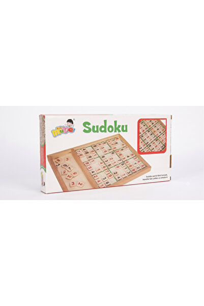 MUBE Ahşap Sudoku Oyunu - Eğitici Zeka Ve Strateji Geliştirme Oyunu (Matemati...