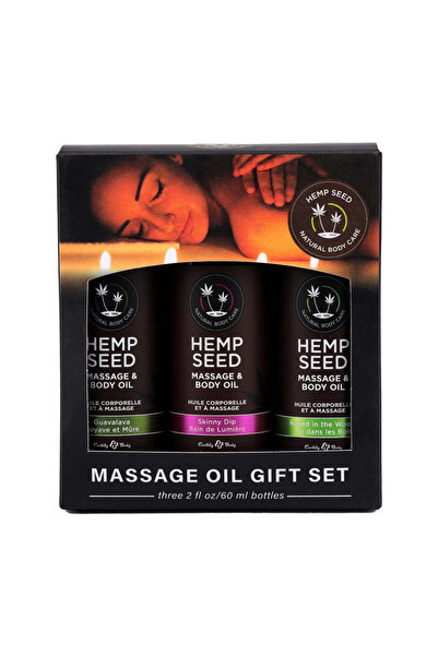 Earthly Body Set cadou cu uleiuri de masaj