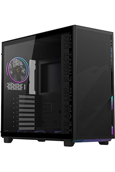 Gigabyte Aorus C400 Carcasă PC Gaming Midi Tower din sticlă cu fereastră late...