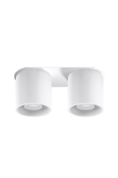 Orbis Spot dublu cu soclu GU10, de culoare albă. Cod produs: SL.0056