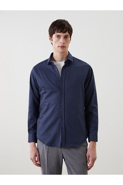 LC Waikiki Nevavm with a Difference Slim Fit Long Sleeve Men's Shirt