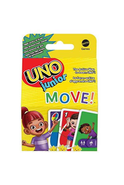 Mattel Interactive UNO Junior Move Card Game, 2-4 Players
