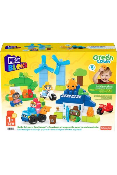 Mattel Interactive Construction Set - Mega Bloks 92 Pieces - Mattel