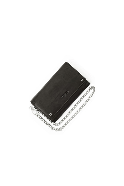 Zippo ΑΝΔΡΙΚΟ ΔΕΡΜΑΤΙΝΟ ΠΟΡΤΟΦΟΛΙ 2005129 - ΜΑΥΡΟ