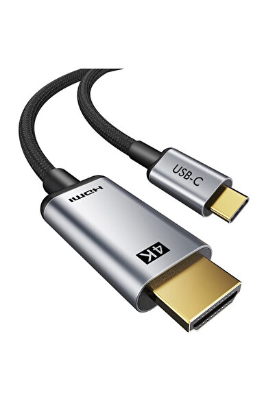 Cabletime καλώδιο USB-C σε HDMI CT-CMHD2, 4K/60Hz, 1.8m, μαύρο