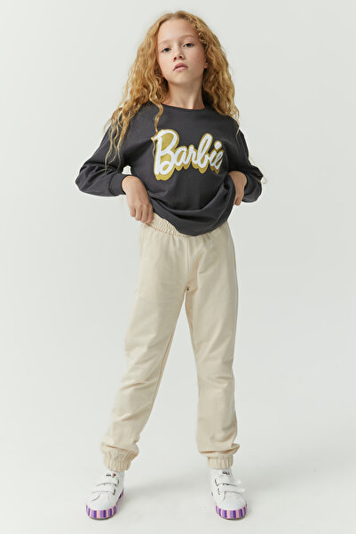 PAULMARK Girl's Elastic Waist Sweat Bottoms