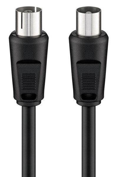 goobay καλώδιο κεραίας αρσενικό σε θηλυκό 11722, <70dB, CCS, 2.5m, μαύρο