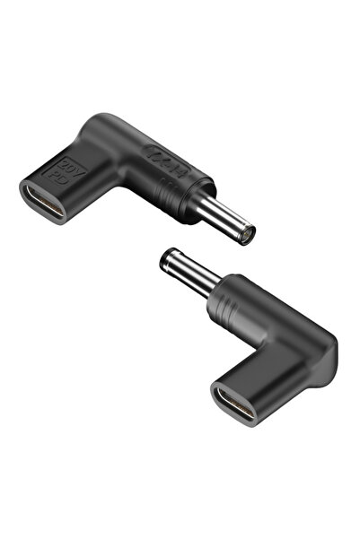 POWERTECH αντάπτορας τροφοδοσίας YX-14, USB-C σε Sony 6.5x4.4mm, μαύρος