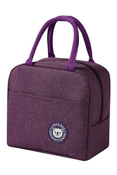 unbranded Ισοθερμική τσάντα HUH-0011, 7L, αδιάβροχη, 23x13x21cm, μωβ