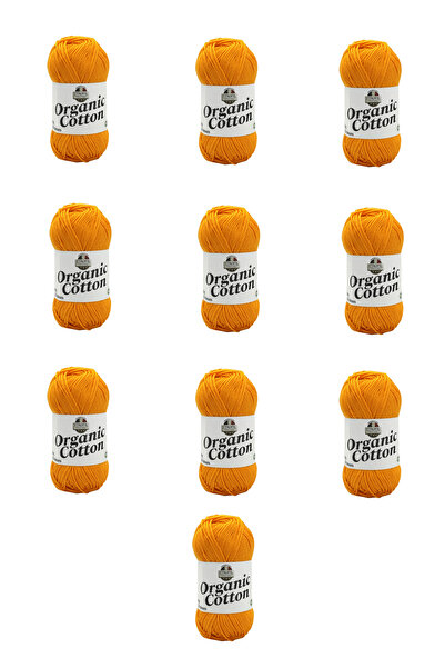 Etrofil 10 قطع من القطن العضوي (72295) باللون الأصفر الكركمي، 100% قطن عضوي، ...