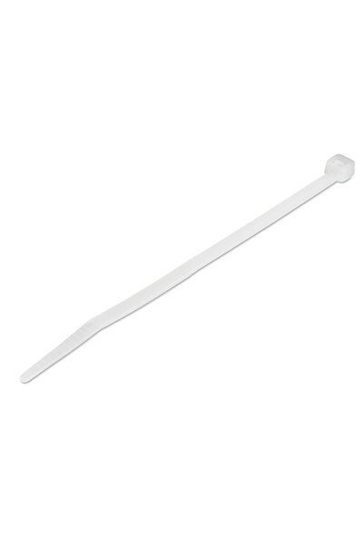 POWERTECH δεματικά καλωδίων TIES-045, 150x3.6mm, λευκά, 100τμχ
