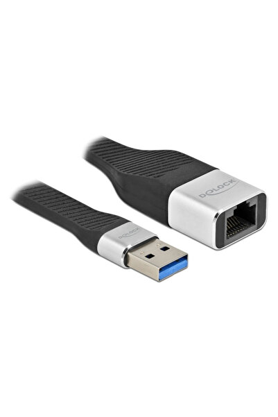 DELOCK αντάπτορας δικτύου 86937, USB, 1000Mbps Ethernet, 13cm, μαύρος
