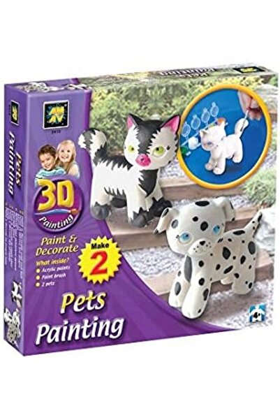 Amav Pets Painting - Figure Painting Cat-Dog